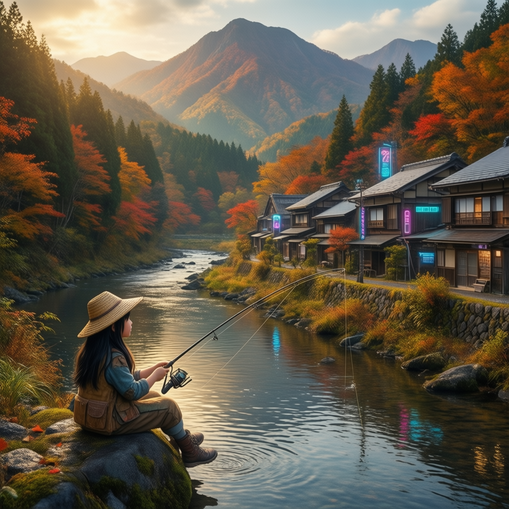 Autumn Riverside Village 3