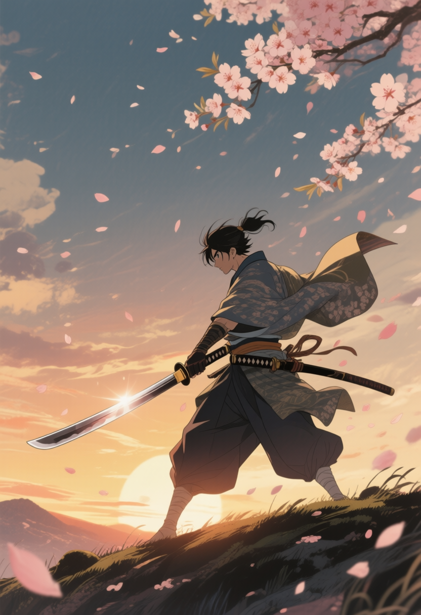 Samurai at Sunset 3