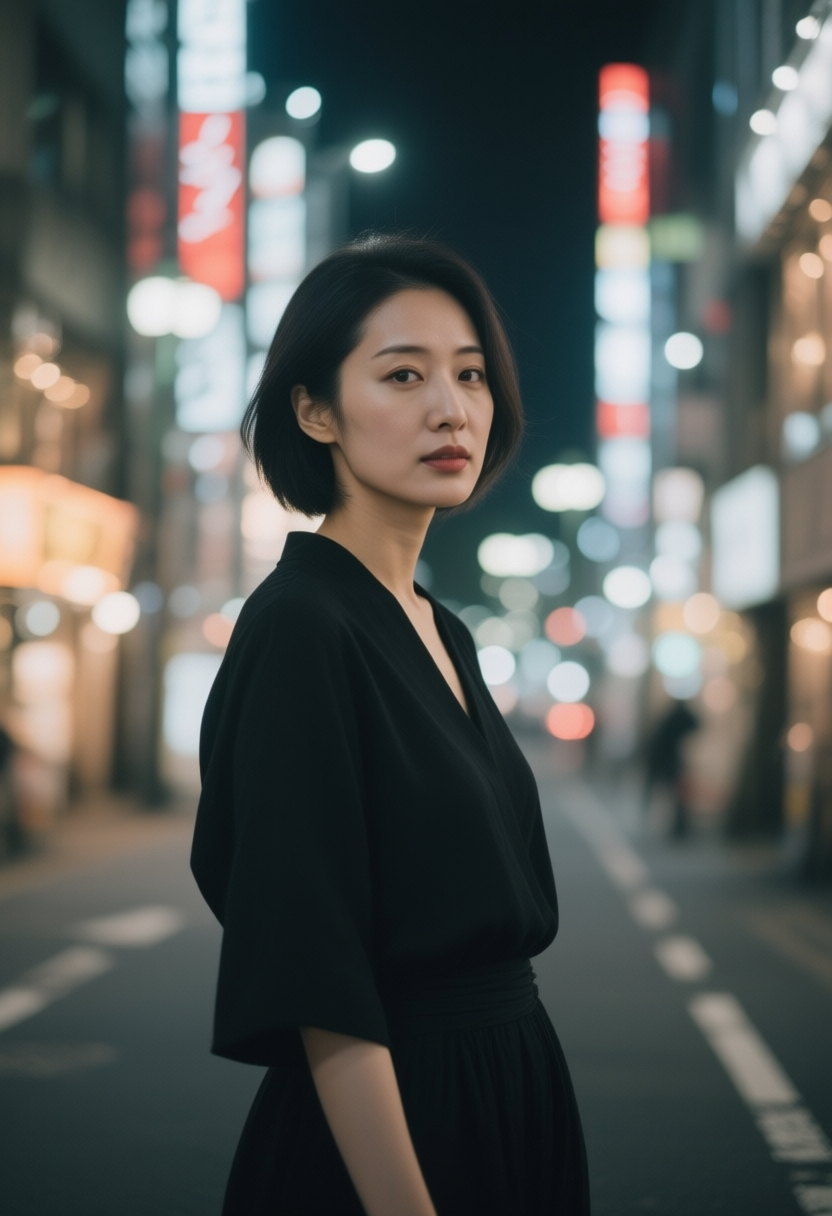 City Night Portrait 2