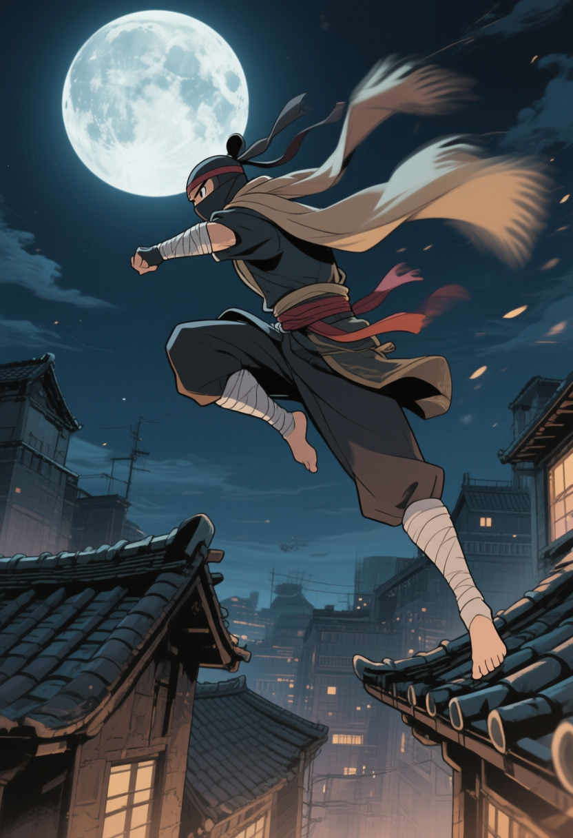 Rooftop Ninja Chase 4