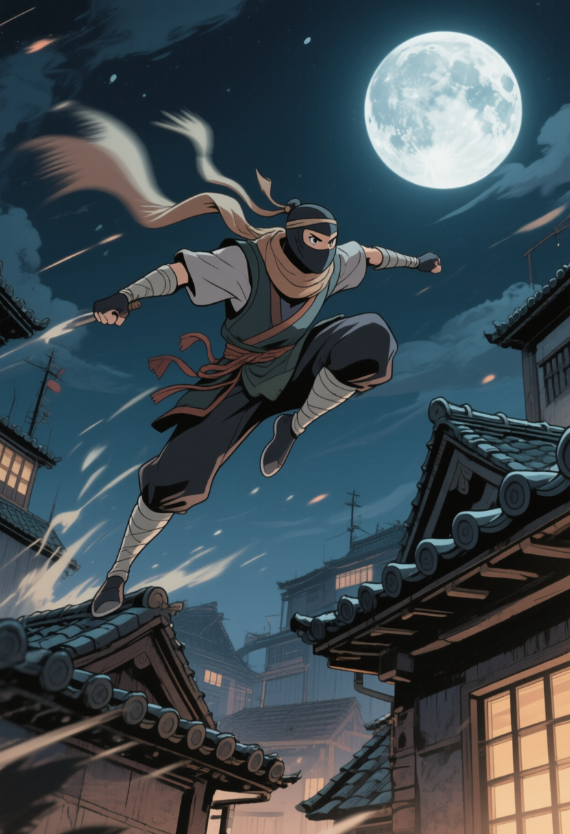 Rooftop Ninja Chase