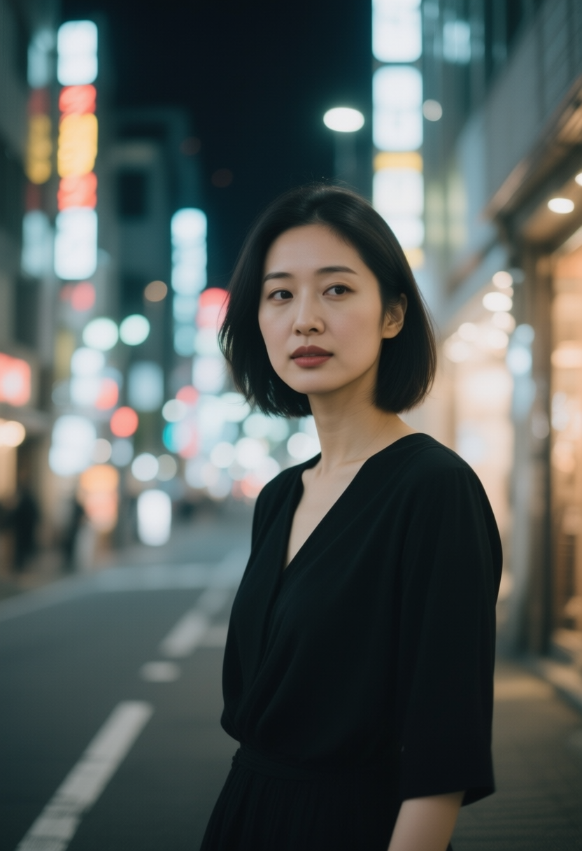 City Night Portrait