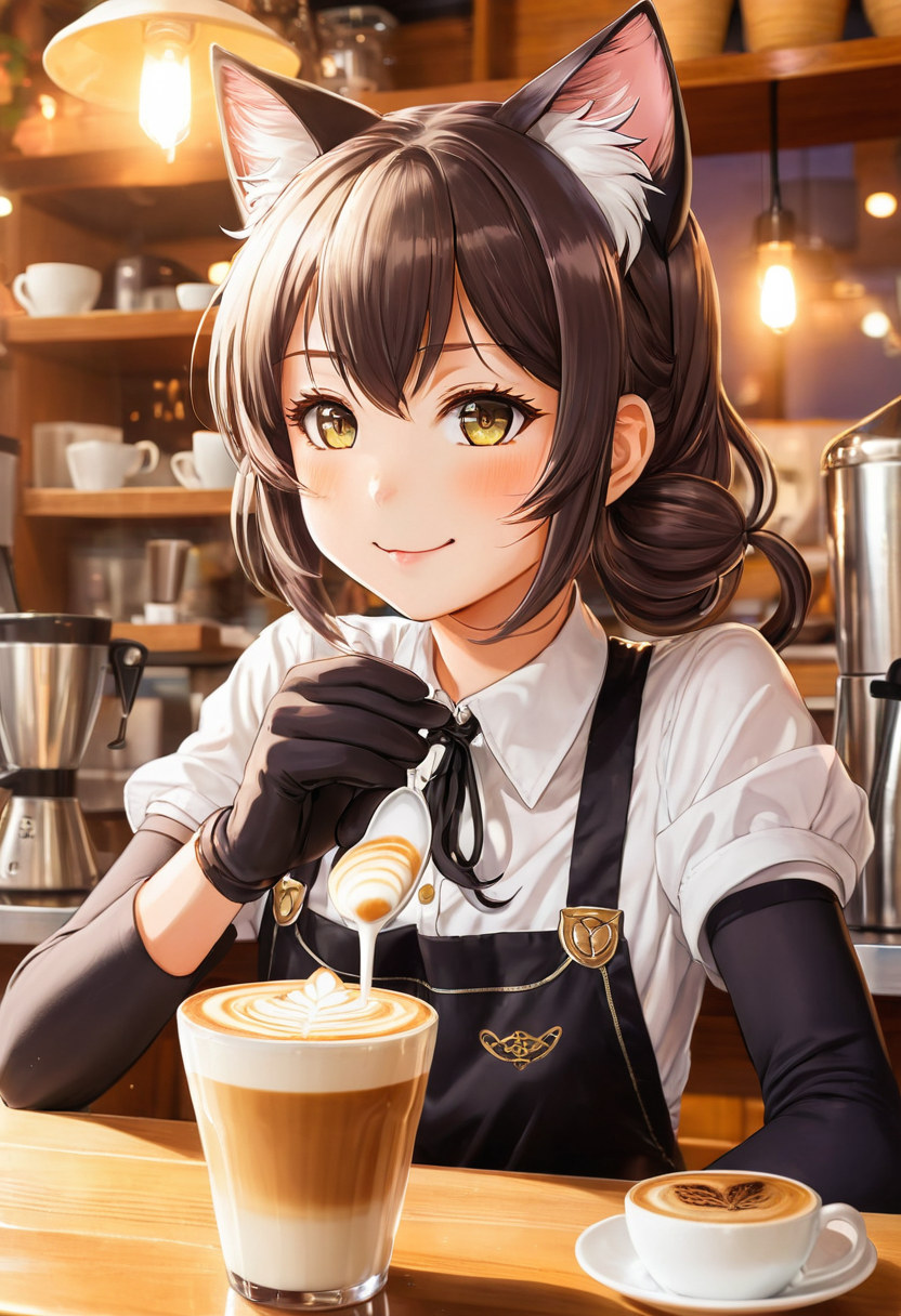 Cat Cafe: Latte