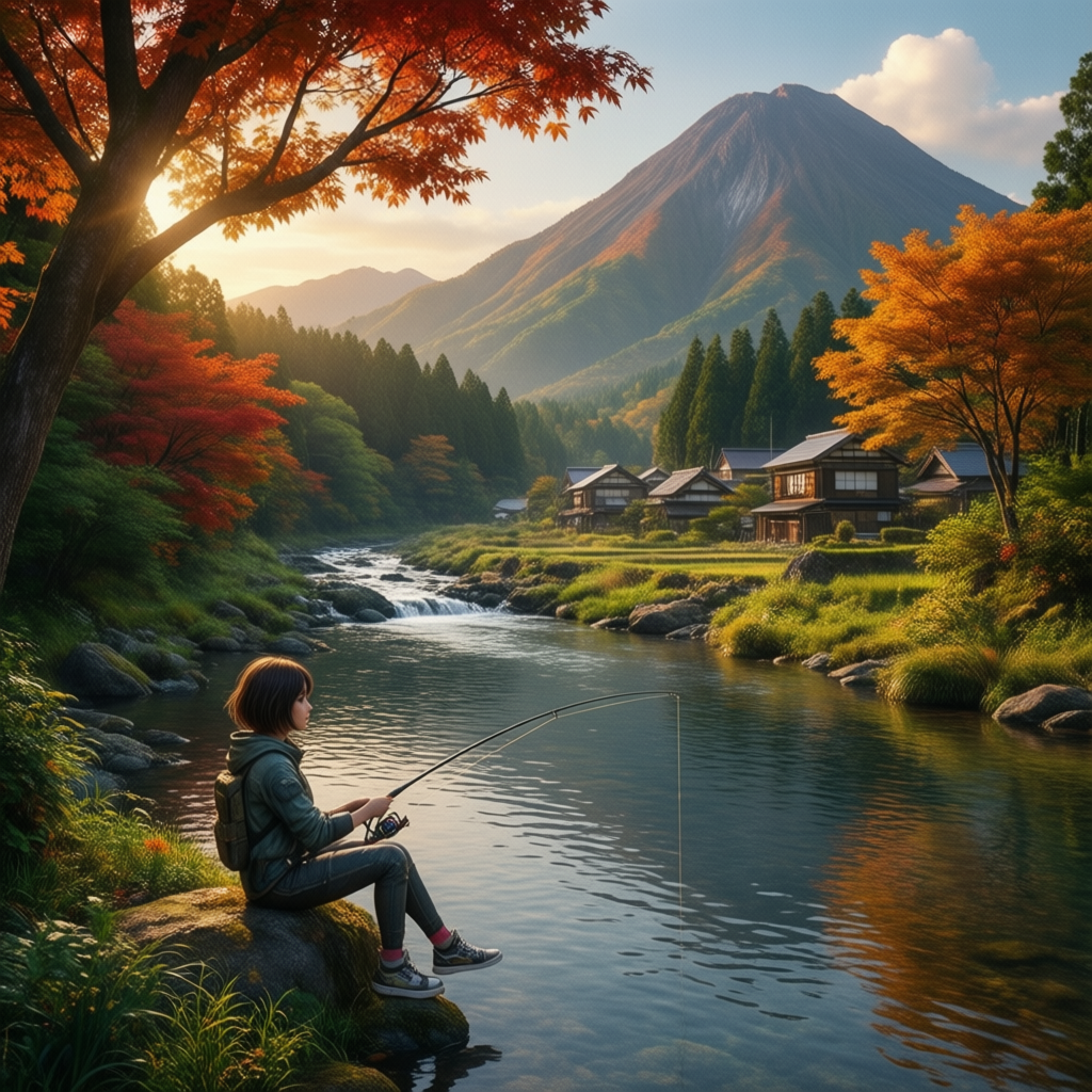 Autumn Riverside Village 2