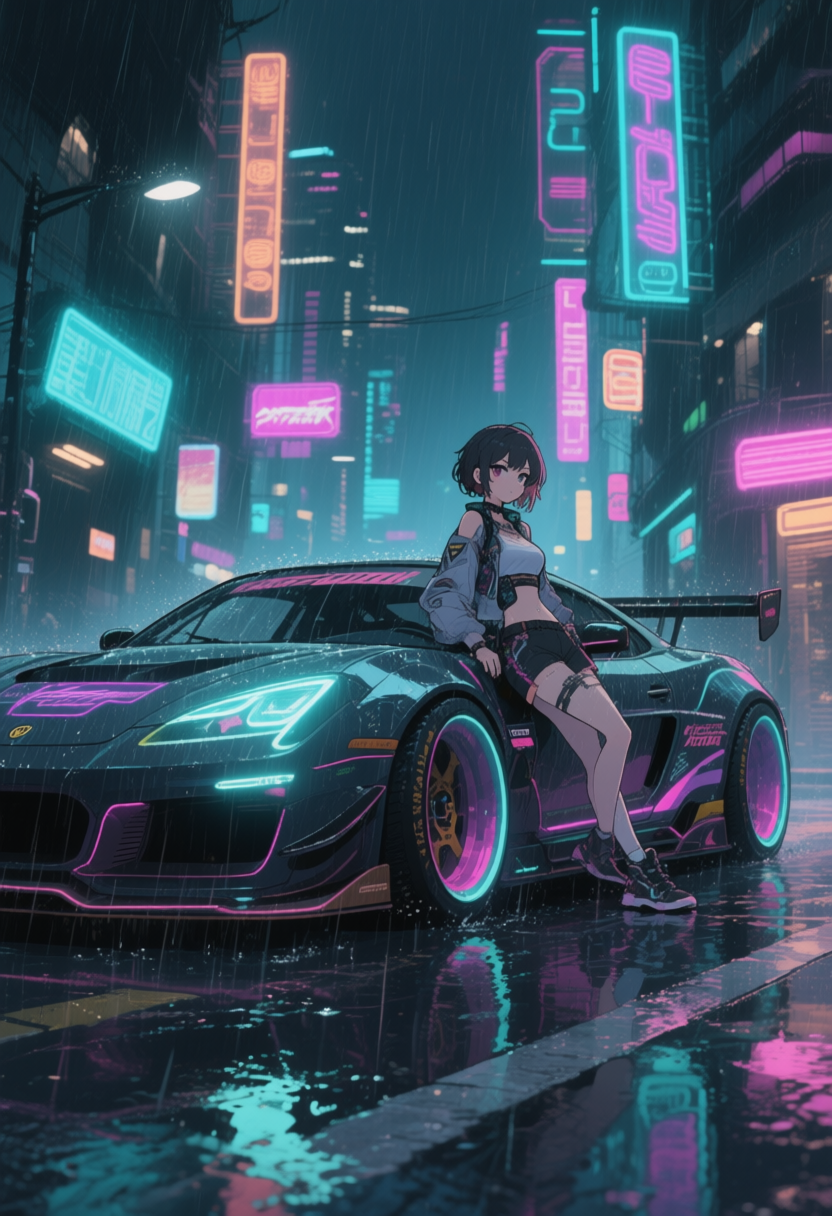 Neon Circuit Racer