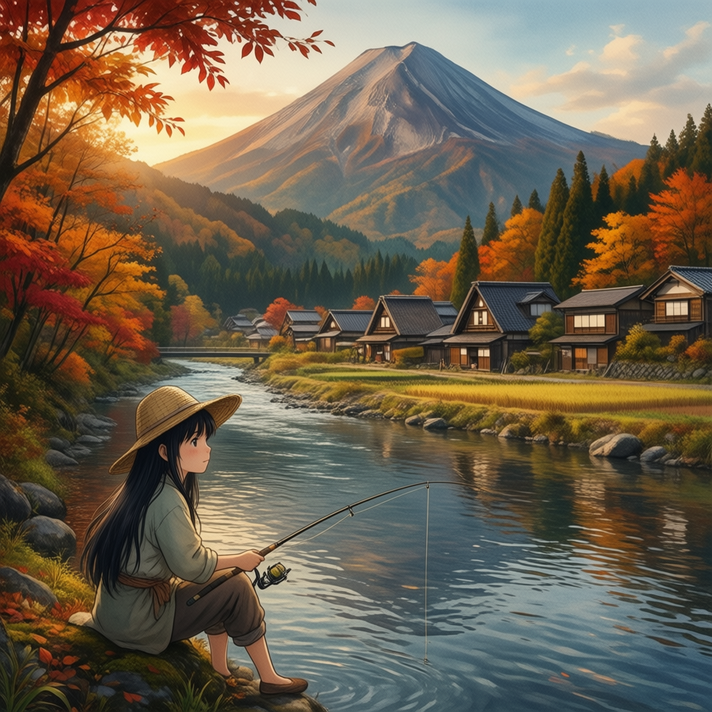 Autumn Riverside Village 5