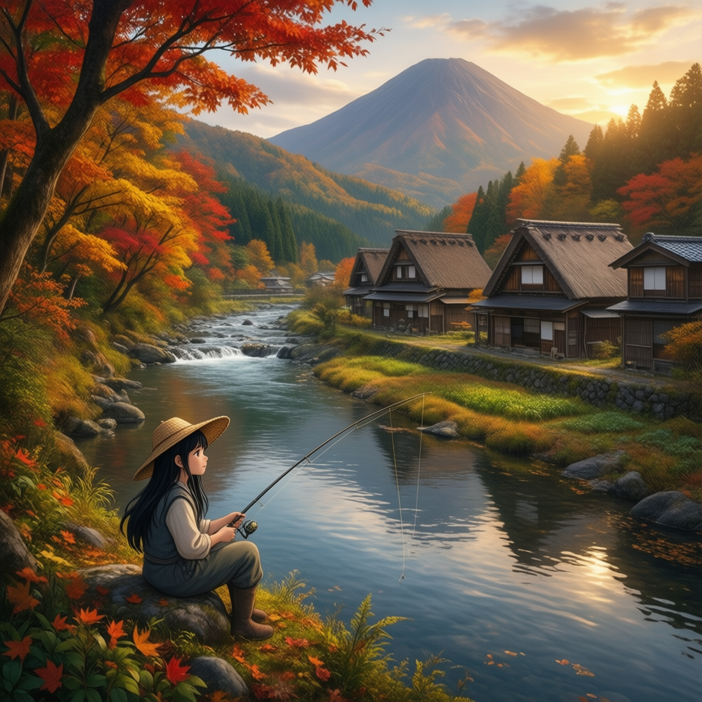 Autumn Riverside Village 4