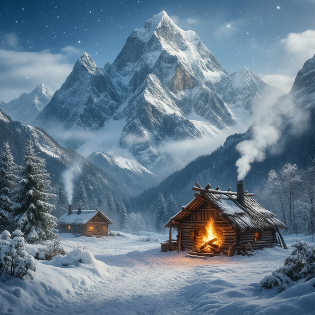 Winter Mountain Village 3