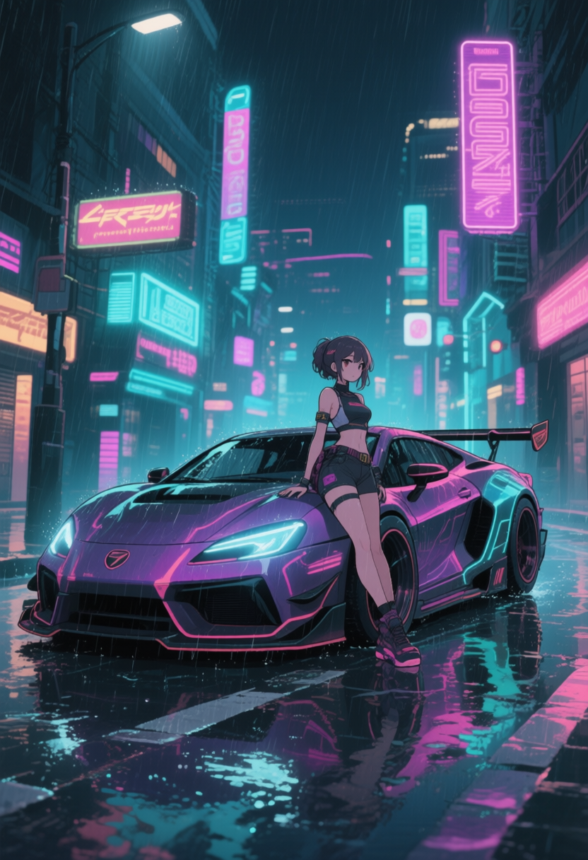 Neon Circuit Racer 2