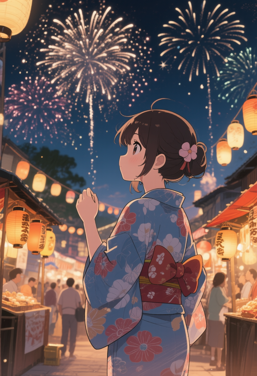 Summer Festival Fireworks 4