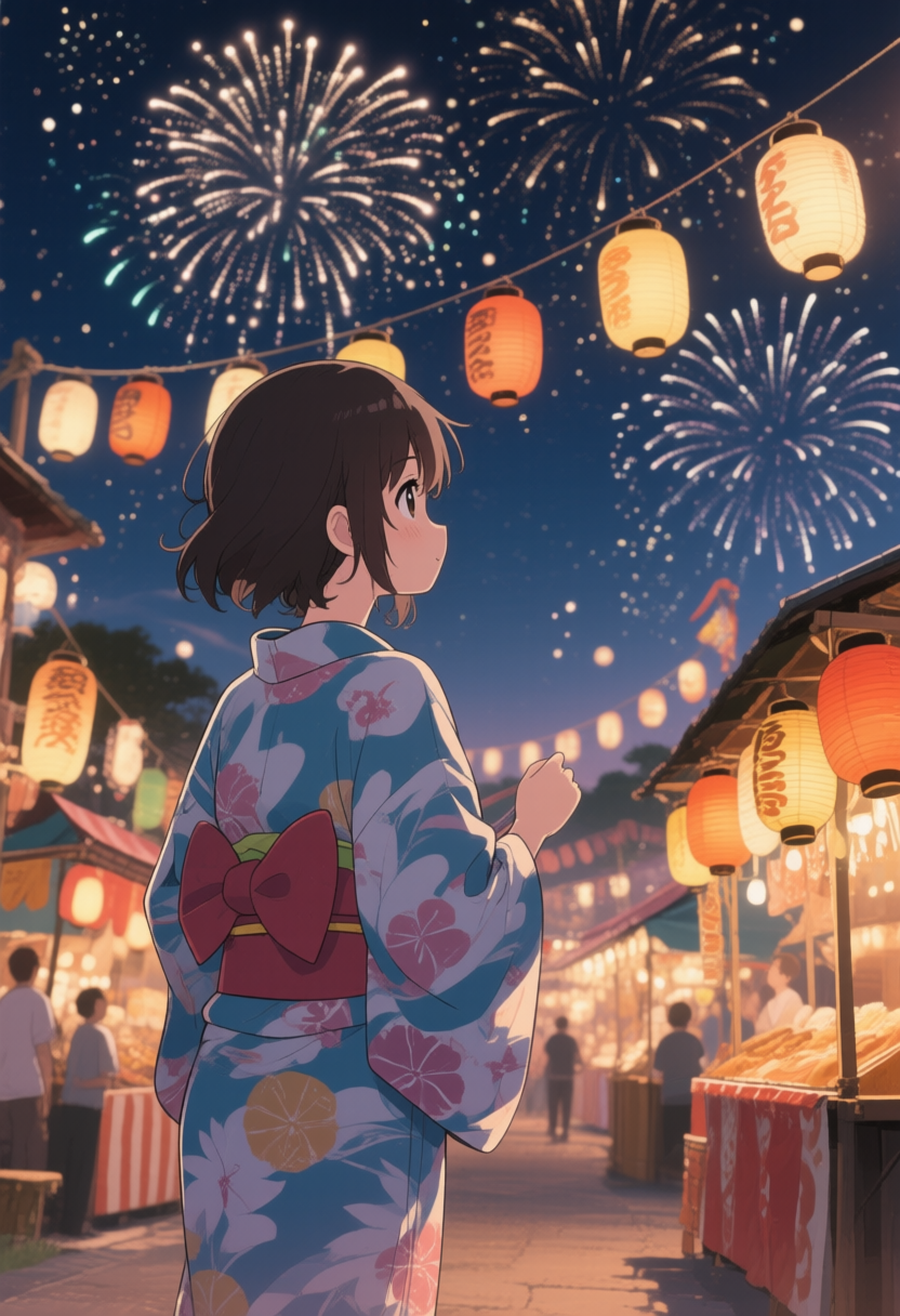 Summer Festival Fireworks 3
