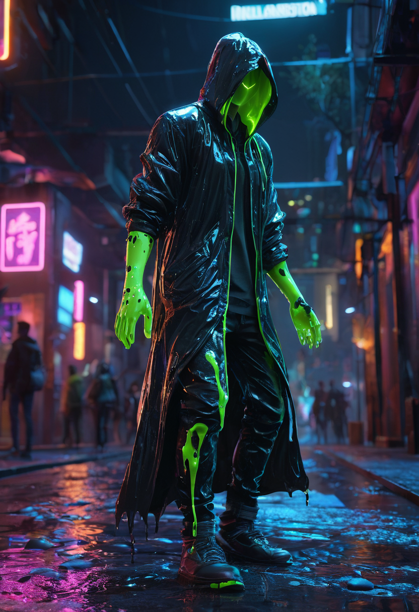 Neon Slime Walk